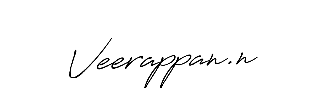 Design your own signature with our free online signature maker. With this signature software, you can create a handwritten (Antro_Vectra_Bolder) signature for name Veerappan.n. Veerappan.n signature style 7 images and pictures png