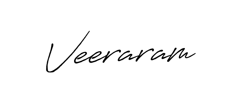 Also we have Veeraram name is the best signature style. Create professional handwritten signature collection using Antro_Vectra_Bolder autograph style. Veeraram signature style 7 images and pictures png