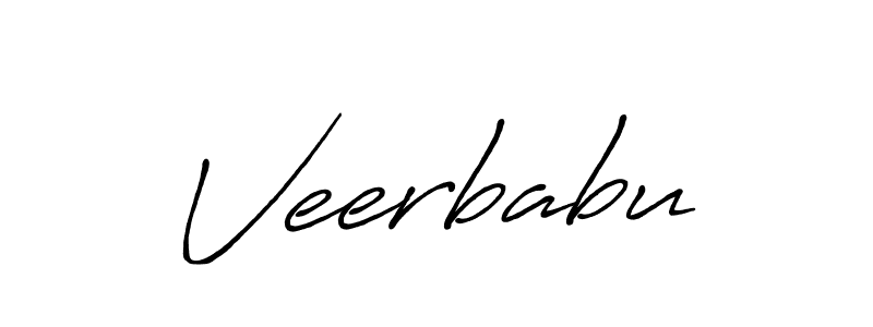 Veerbabu stylish signature style. Best Handwritten Sign (Antro_Vectra_Bolder) for my name. Handwritten Signature Collection Ideas for my name Veerbabu. Veerbabu signature style 7 images and pictures png