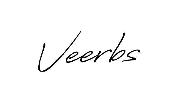 It looks lik you need a new signature style for name Veerbs. Design unique handwritten (Antro_Vectra_Bolder) signature with our free signature maker in just a few clicks. Veerbs signature style 7 images and pictures png