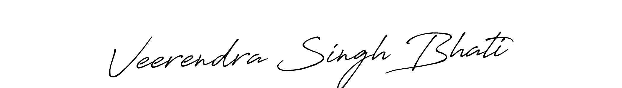 Veerendra Singh Bhati stylish signature style. Best Handwritten Sign (Antro_Vectra_Bolder) for my name. Handwritten Signature Collection Ideas for my name Veerendra Singh Bhati. Veerendra Singh Bhati signature style 7 images and pictures png