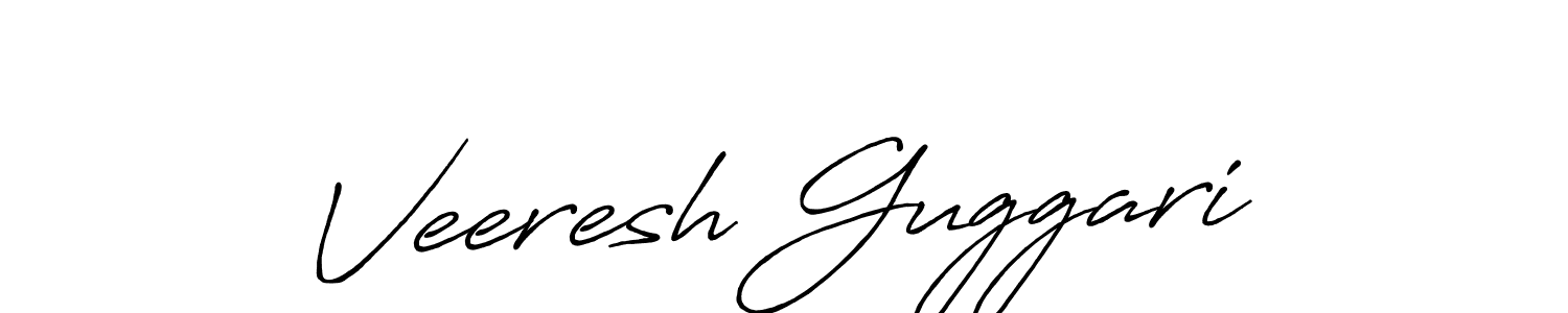 The best way (Antro_Vectra_Bolder) to make a short signature is to pick only two or three words in your name. The name Veeresh Guggari include a total of six letters. For converting this name. Veeresh Guggari signature style 7 images and pictures png