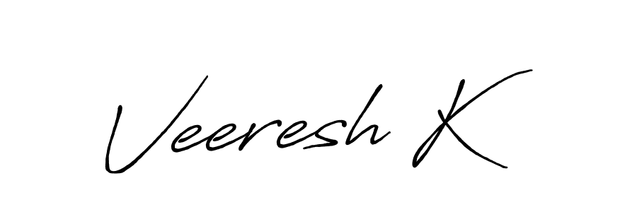 This is the best signature style for the Veeresh K name. Also you like these signature font (Antro_Vectra_Bolder). Mix name signature. Veeresh K signature style 7 images and pictures png