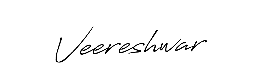 Use a signature maker to create a handwritten signature online. With this signature software, you can design (Antro_Vectra_Bolder) your own signature for name Veereshwar. Veereshwar signature style 7 images and pictures png