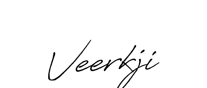 How to Draw Veerkji signature style? Antro_Vectra_Bolder is a latest design signature styles for name Veerkji. Veerkji signature style 7 images and pictures png