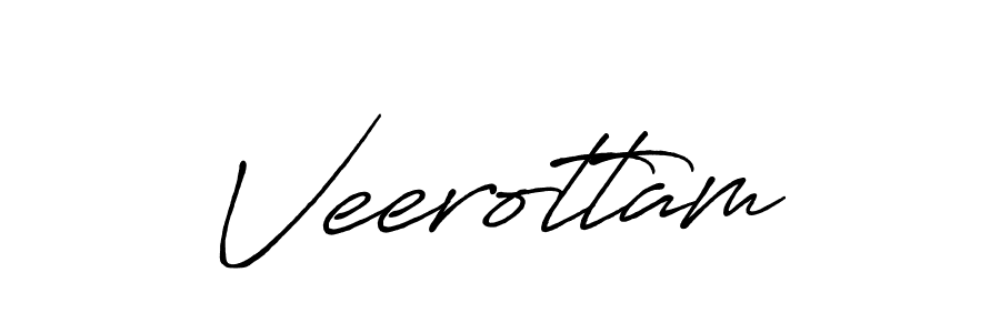 Design your own signature with our free online signature maker. With this signature software, you can create a handwritten (Antro_Vectra_Bolder) signature for name Veerottam. Veerottam signature style 7 images and pictures png