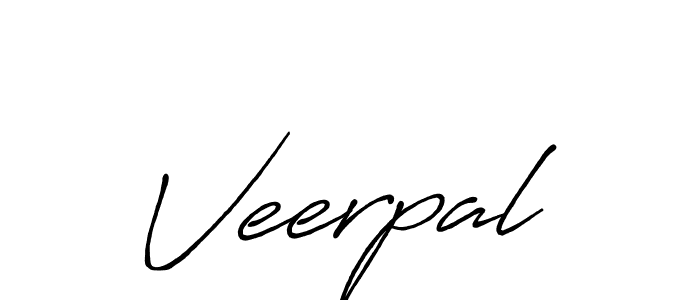 Create a beautiful signature design for name Veerpal. With this signature (Antro_Vectra_Bolder) fonts, you can make a handwritten signature for free. Veerpal signature style 7 images and pictures png