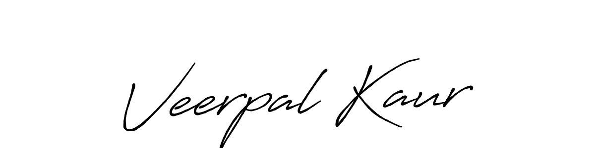 How to make Veerpal Kaur signature? Antro_Vectra_Bolder is a professional autograph style. Create handwritten signature for Veerpal Kaur name. Veerpal Kaur signature style 7 images and pictures png