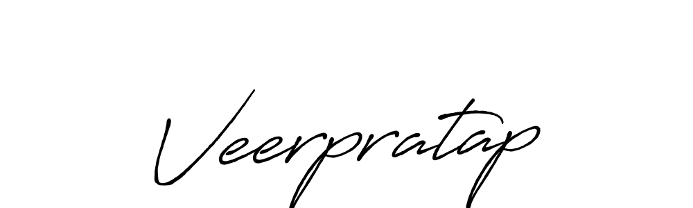 Use a signature maker to create a handwritten signature online. With this signature software, you can design (Antro_Vectra_Bolder) your own signature for name Veerpratap. Veerpratap signature style 7 images and pictures png