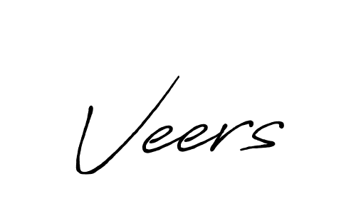 The best way (Antro_Vectra_Bolder) to make a short signature is to pick only two or three words in your name. The name Veers include a total of six letters. For converting this name. Veers signature style 7 images and pictures png