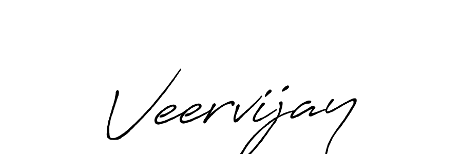 Use a signature maker to create a handwritten signature online. With this signature software, you can design (Antro_Vectra_Bolder) your own signature for name Veervijay. Veervijay signature style 7 images and pictures png