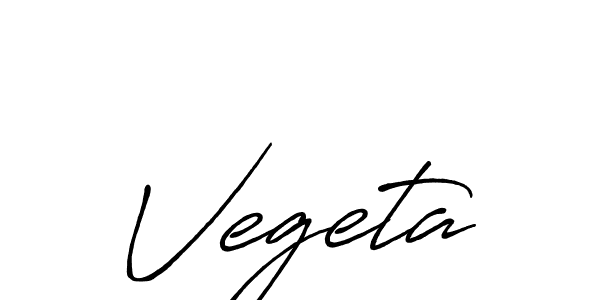 Make a beautiful signature design for name Vegeta. With this signature (Antro_Vectra_Bolder) style, you can create a handwritten signature for free. Vegeta signature style 7 images and pictures png