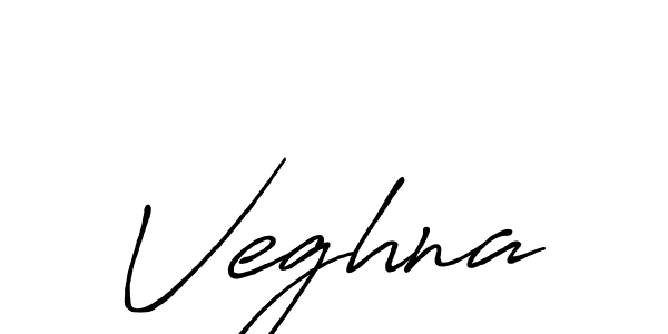 Make a beautiful signature design for name Veghna. With this signature (Antro_Vectra_Bolder) style, you can create a handwritten signature for free. Veghna signature style 7 images and pictures png