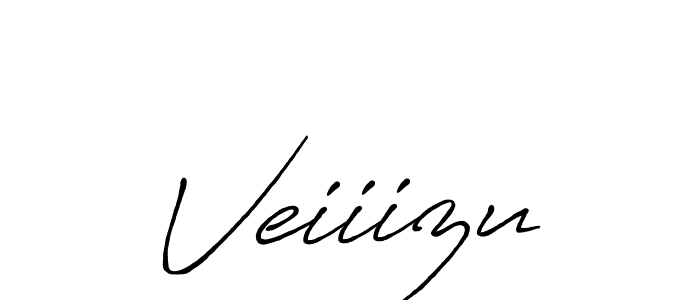 Create a beautiful signature design for name Veiiizu. With this signature (Antro_Vectra_Bolder) fonts, you can make a handwritten signature for free. Veiiizu signature style 7 images and pictures png