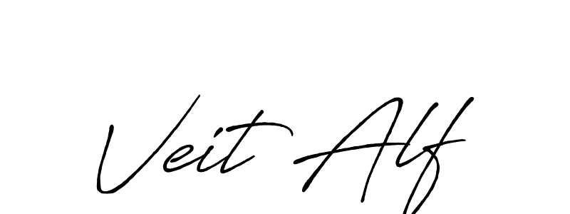 It looks lik you need a new signature style for name Veit Alf. Design unique handwritten (Antro_Vectra_Bolder) signature with our free signature maker in just a few clicks. Veit Alf signature style 7 images and pictures png