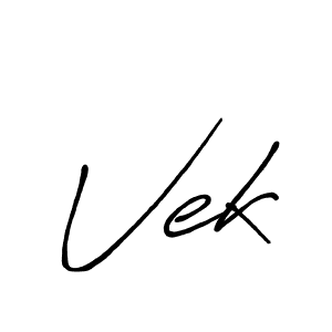 How to make Vek name signature. Use Antro_Vectra_Bolder style for creating short signs online. This is the latest handwritten sign. Vek signature style 7 images and pictures png