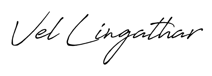 Achieve flawless digital penmanship with Vel Lingathar name in Antro_Vectra_Bolder font. The perfect tool for creating online signatures. Vel Lingathar signature style 7 images and pictures png