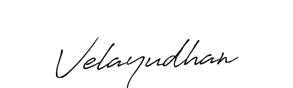 Use a signature maker to create a handwritten signature online. With this signature software, you can design (Antro_Vectra_Bolder) your own signature for name Velayudhan. Velayudhan signature style 7 images and pictures png