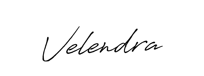 How to make Velendra signature? Antro_Vectra_Bolder is a professional autograph style. Create handwritten signature for Velendra name. Velendra signature style 7 images and pictures png