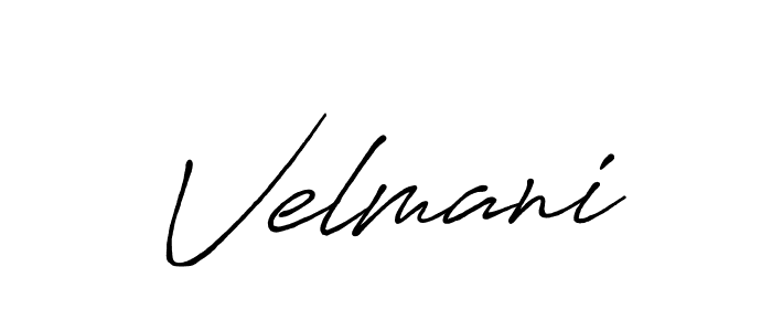 You should practise on your own different ways (Antro_Vectra_Bolder) to write your name (Velmani) in signature. don't let someone else do it for you. Velmani signature style 7 images and pictures png