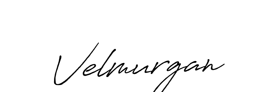 Design your own signature with our free online signature maker. With this signature software, you can create a handwritten (Antro_Vectra_Bolder) signature for name Velmurgan. Velmurgan signature style 7 images and pictures png