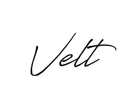 Make a beautiful signature design for name Velt. With this signature (Antro_Vectra_Bolder) style, you can create a handwritten signature for free. Velt signature style 7 images and pictures png