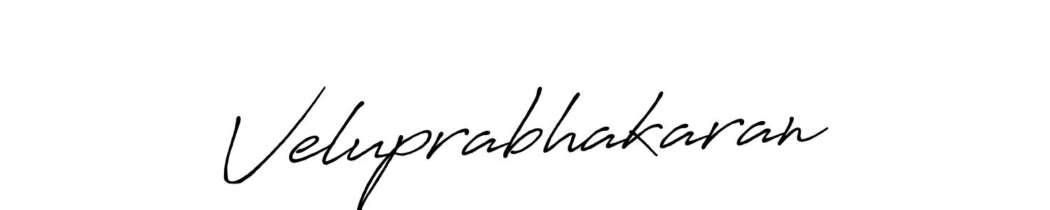 Antro_Vectra_Bolder is a professional signature style that is perfect for those who want to add a touch of class to their signature. It is also a great choice for those who want to make their signature more unique. Get Veluprabhakaran name to fancy signature for free. Veluprabhakaran signature style 7 images and pictures png