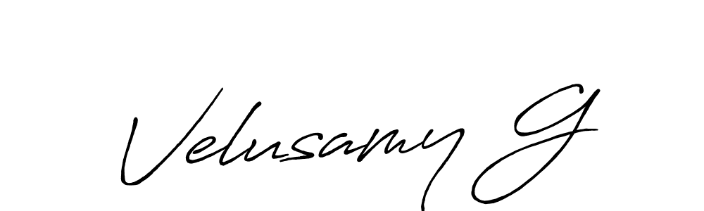 Best and Professional Signature Style for Velusamy G. Antro_Vectra_Bolder Best Signature Style Collection. Velusamy G signature style 7 images and pictures png