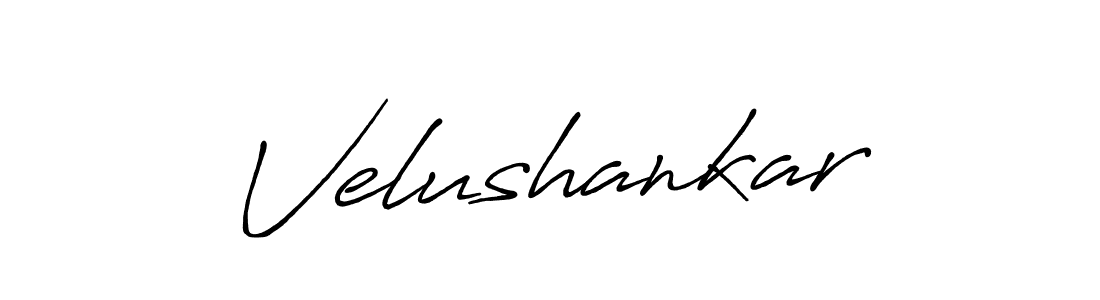You should practise on your own different ways (Antro_Vectra_Bolder) to write your name (Velushankar) in signature. don't let someone else do it for you. Velushankar signature style 7 images and pictures png