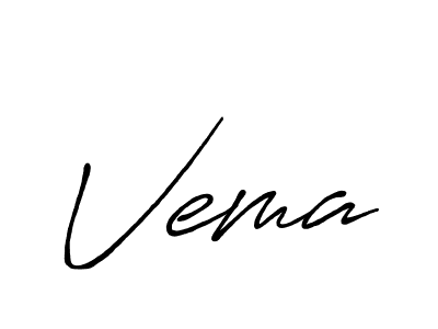 Also we have Vema name is the best signature style. Create professional handwritten signature collection using Antro_Vectra_Bolder autograph style. Vema signature style 7 images and pictures png