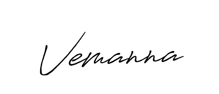 How to make Vemanna name signature. Use Antro_Vectra_Bolder style for creating short signs online. This is the latest handwritten sign. Vemanna signature style 7 images and pictures png