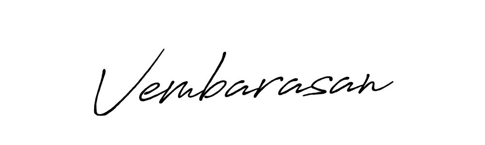 Antro_Vectra_Bolder is a professional signature style that is perfect for those who want to add a touch of class to their signature. It is also a great choice for those who want to make their signature more unique. Get Vembarasan name to fancy signature for free. Vembarasan signature style 7 images and pictures png