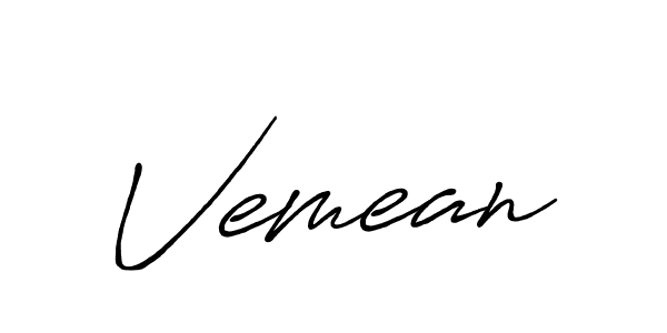 Also we have Vemean name is the best signature style. Create professional handwritten signature collection using Antro_Vectra_Bolder autograph style. Vemean signature style 7 images and pictures png