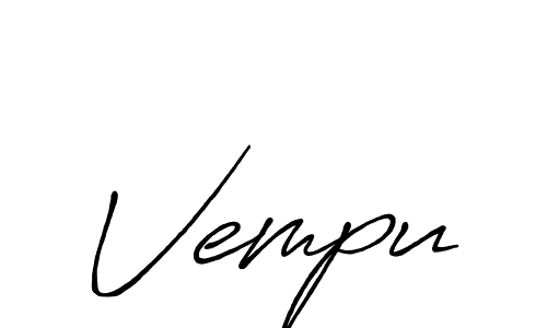 Also You can easily find your signature by using the search form. We will create Vempu name handwritten signature images for you free of cost using Antro_Vectra_Bolder sign style. Vempu signature style 7 images and pictures png