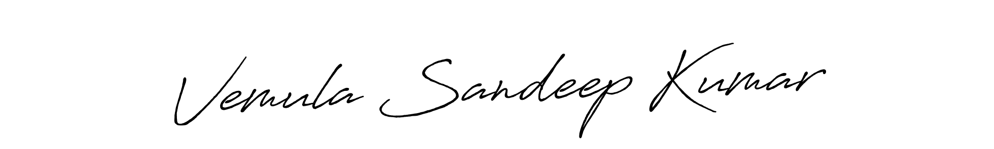 Make a beautiful signature design for name Vemula Sandeep Kumar. Use this online signature maker to create a handwritten signature for free. Vemula Sandeep Kumar signature style 7 images and pictures png