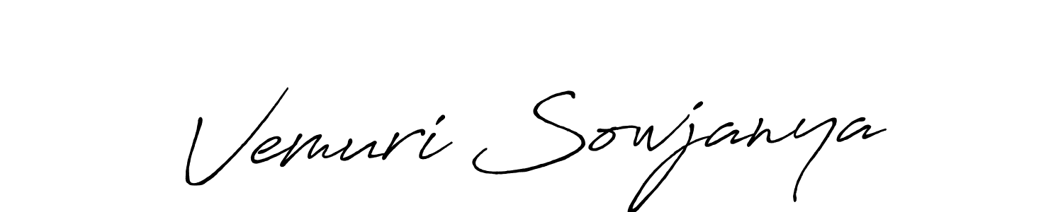 How to Draw Vemuri Sowjanya signature style? Antro_Vectra_Bolder is a latest design signature styles for name Vemuri Sowjanya. Vemuri Sowjanya signature style 7 images and pictures png