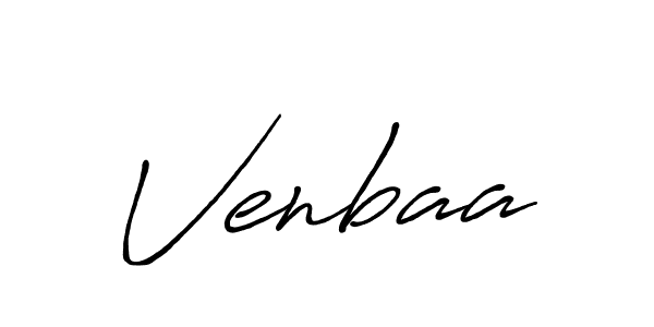 How to make Venbaa name signature. Use Antro_Vectra_Bolder style for creating short signs online. This is the latest handwritten sign. Venbaa signature style 7 images and pictures png