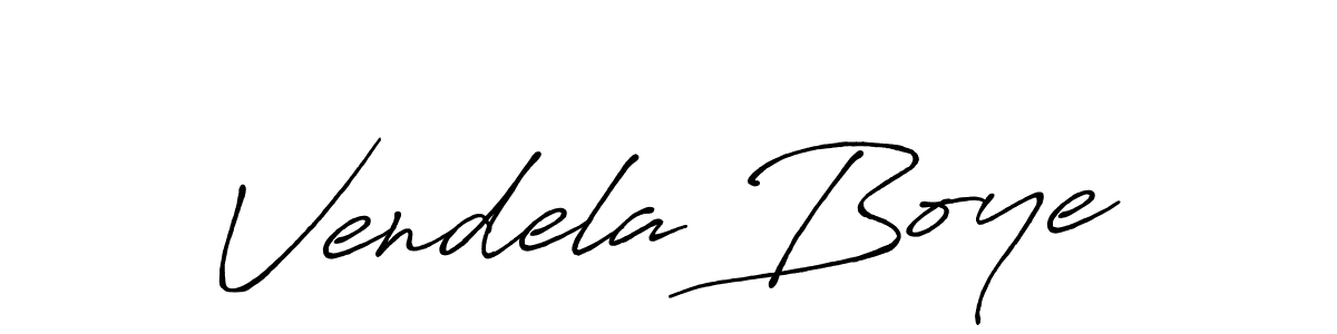 The best way (Antro_Vectra_Bolder) to make a short signature is to pick only two or three words in your name. The name Vendela Boye include a total of six letters. For converting this name. Vendela Boye signature style 7 images and pictures png