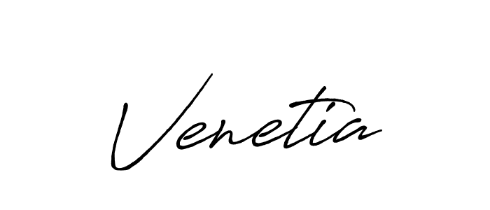 You should practise on your own different ways (Antro_Vectra_Bolder) to write your name (Venetia) in signature. don't let someone else do it for you. Venetia signature style 7 images and pictures png