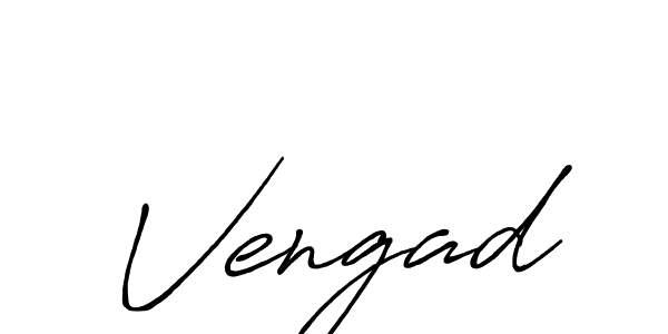 Create a beautiful signature design for name Vengad. With this signature (Antro_Vectra_Bolder) fonts, you can make a handwritten signature for free. Vengad signature style 7 images and pictures png