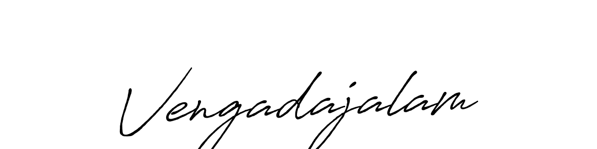 Vengadajalam stylish signature style. Best Handwritten Sign (Antro_Vectra_Bolder) for my name. Handwritten Signature Collection Ideas for my name Vengadajalam. Vengadajalam signature style 7 images and pictures png