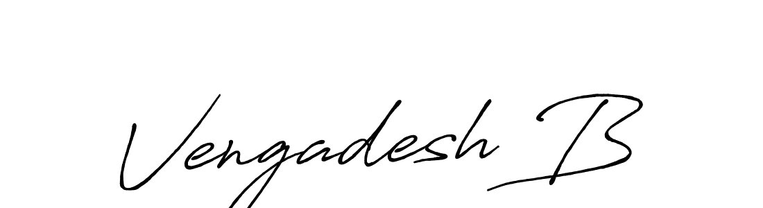 It looks lik you need a new signature style for name Vengadesh B. Design unique handwritten (Antro_Vectra_Bolder) signature with our free signature maker in just a few clicks. Vengadesh B signature style 7 images and pictures png