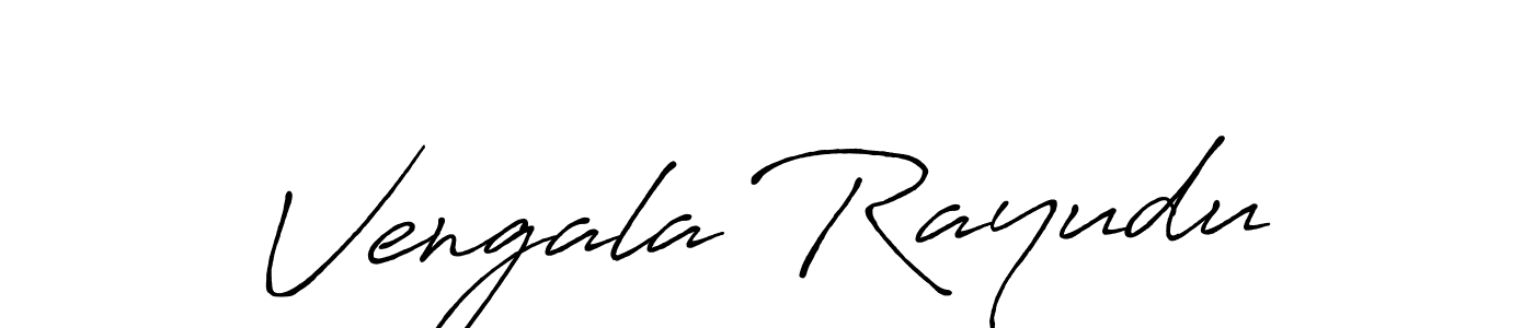 Make a beautiful signature design for name Vengala Rayudu. With this signature (Antro_Vectra_Bolder) style, you can create a handwritten signature for free. Vengala Rayudu signature style 7 images and pictures png