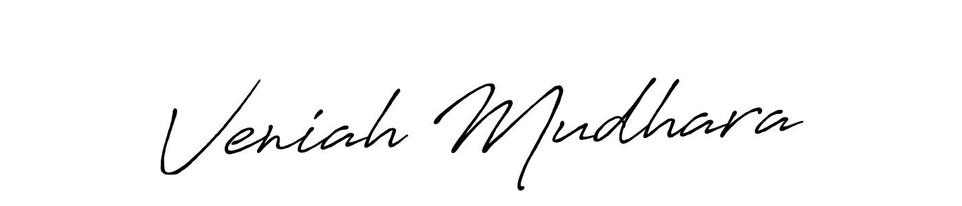 Once you've used our free online signature maker to create your best signature Antro_Vectra_Bolder style, it's time to enjoy all of the benefits that Veniah Mudhara name signing documents. Veniah Mudhara signature style 7 images and pictures png