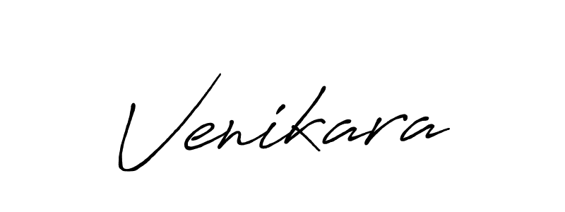 How to make Venikara signature? Antro_Vectra_Bolder is a professional autograph style. Create handwritten signature for Venikara name. Venikara signature style 7 images and pictures png