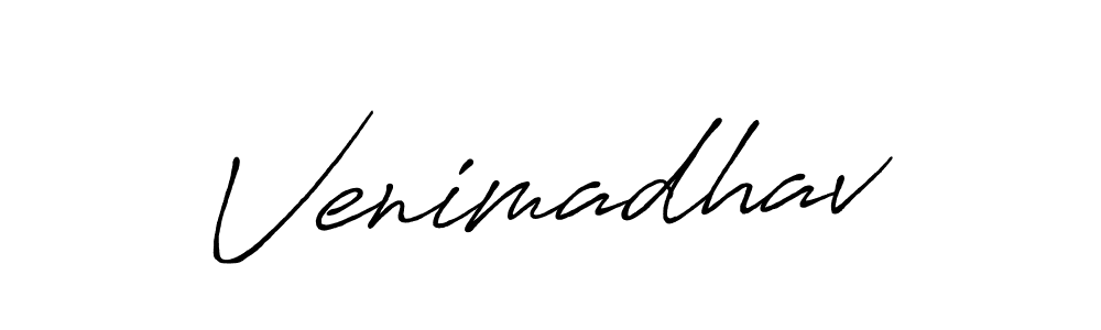 Create a beautiful signature design for name Venimadhav. With this signature (Antro_Vectra_Bolder) fonts, you can make a handwritten signature for free. Venimadhav signature style 7 images and pictures png