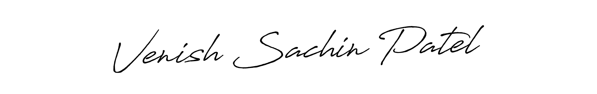 You should practise on your own different ways (Antro_Vectra_Bolder) to write your name (Venish Sachin Patel) in signature. don't let someone else do it for you. Venish Sachin Patel signature style 7 images and pictures png