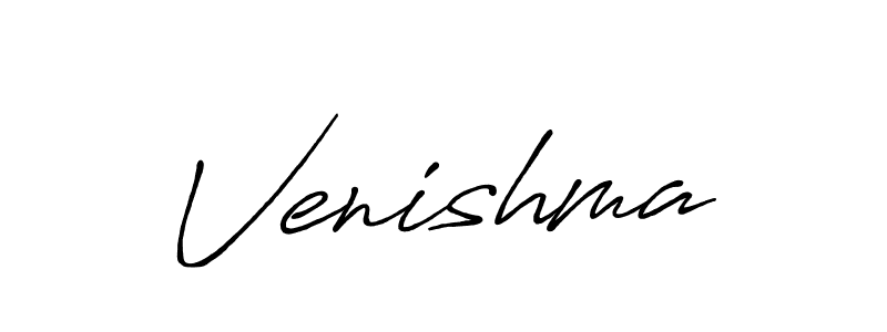 if you are searching for the best signature style for your name Venishma. so please give up your signature search. here we have designed multiple signature styles  using Antro_Vectra_Bolder. Venishma signature style 7 images and pictures png