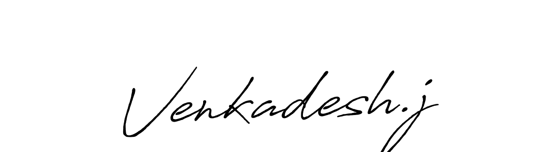 Use a signature maker to create a handwritten signature online. With this signature software, you can design (Antro_Vectra_Bolder) your own signature for name Venkadesh.j. Venkadesh.j signature style 7 images and pictures png