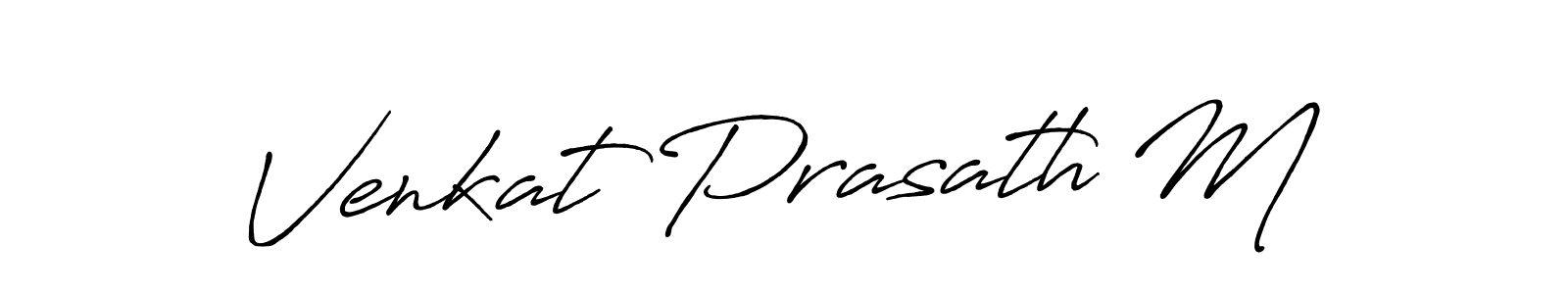Venkat Prasath M stylish signature style. Best Handwritten Sign (Antro_Vectra_Bolder) for my name. Handwritten Signature Collection Ideas for my name Venkat Prasath M. Venkat Prasath M signature style 7 images and pictures png